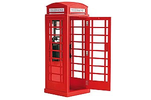 LONDONS RED PHONE CABIN