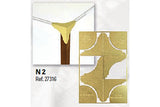 SET 4 BRASS CORNER EDGE GUARD NO 2