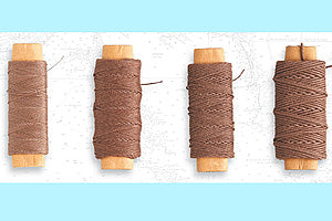 COTTON THREAD -BROWN-