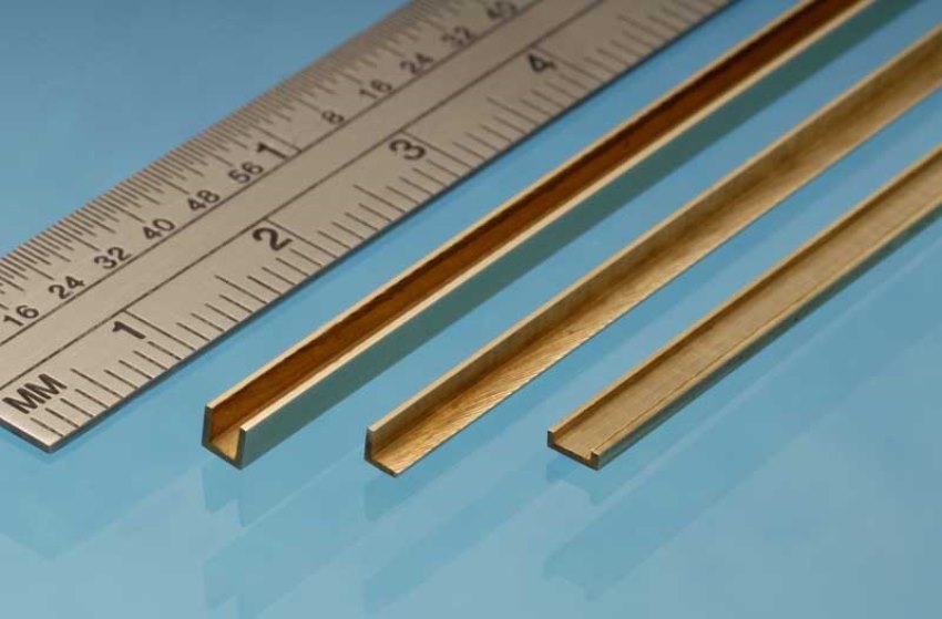 Brass Angle 2mm x 2mm 1 piece