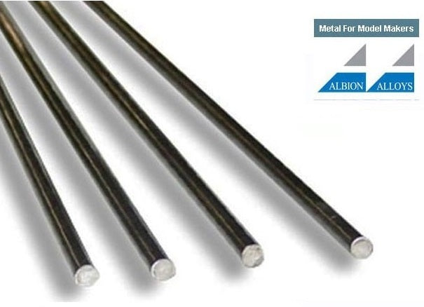 Albion Alloys Nickel Silver Rod 0.1 mm (pack of 10)
