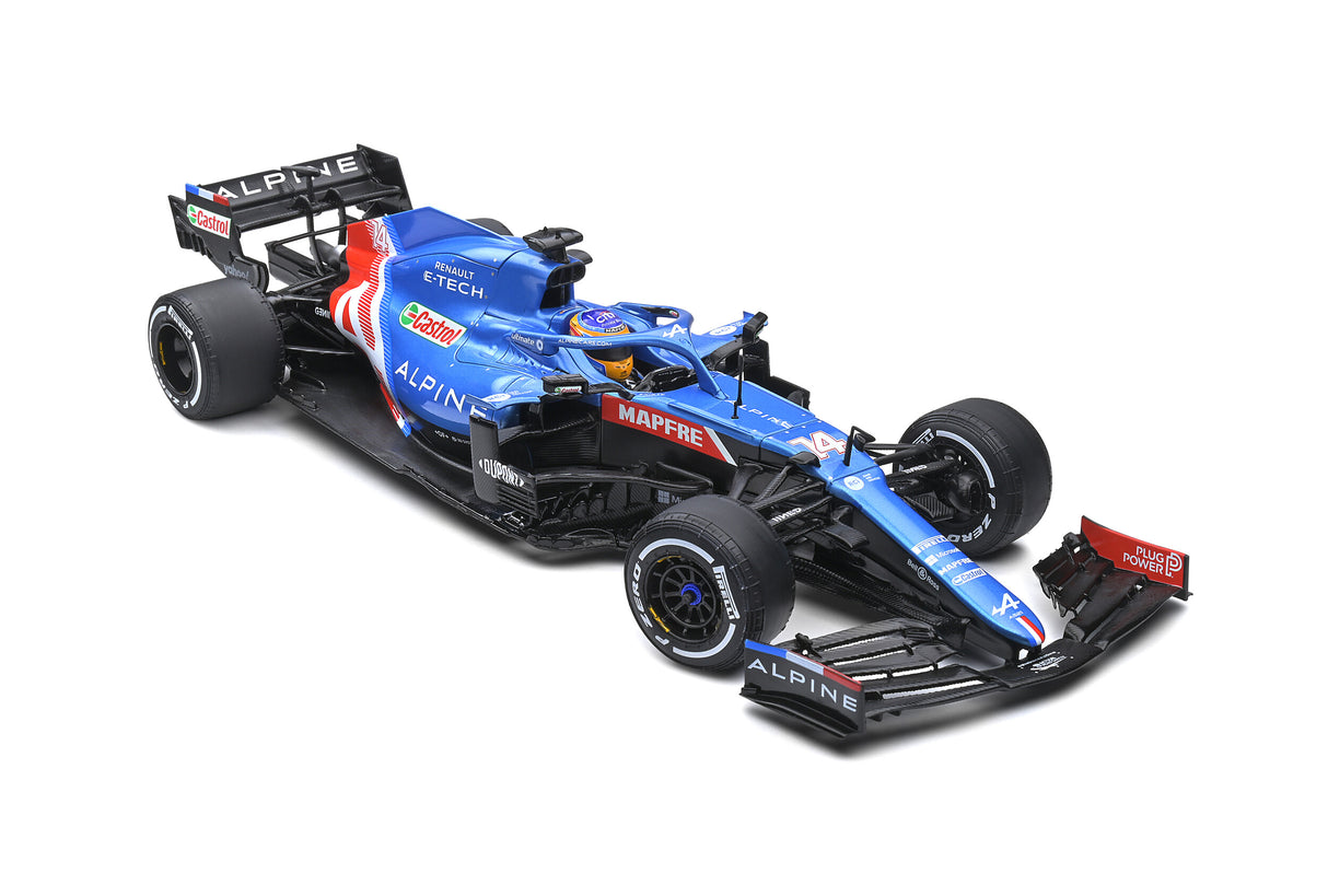 Solido – 1:18 Alpine F1 (A521) 2021 Portugese Grand Prix #14 Fernando Alonso