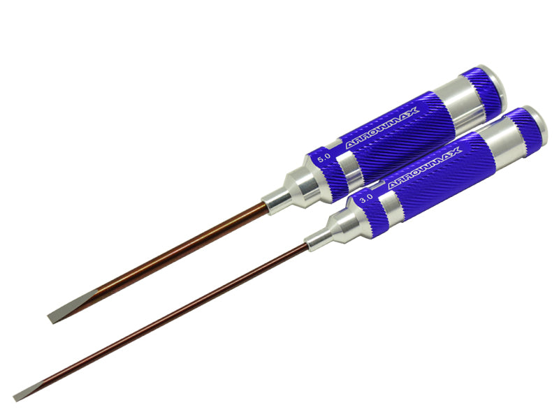 Arrowmax FLAT HEAD SCREWDRIVER SET 3.0 & 5.0  2PCES