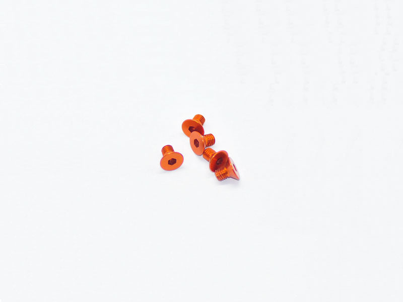 Arrowmax ALU SCREW ALLEN COUNTERSUNK M3X5 ORANGE (7075)