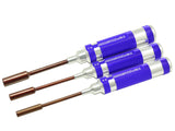 Arrowmax NUT DRIVER SET 4.5 5.5 & 7.0 X 100MM  3PCES