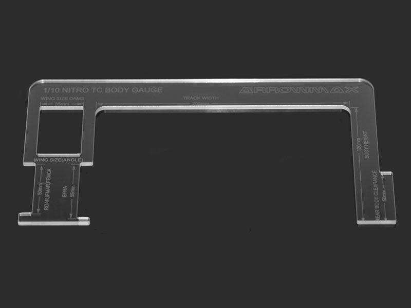 Arrowmax BODY GAUGE FOR 1:10 NITRO TOURING CARS