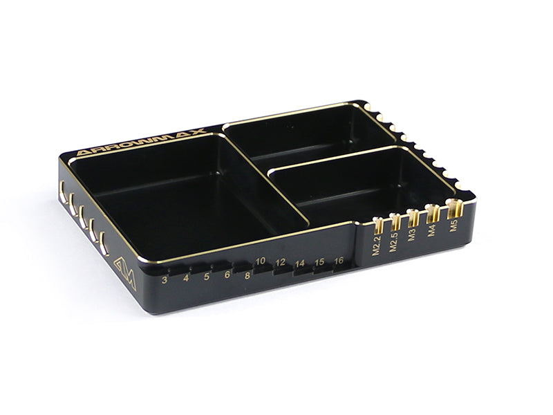 Arrowmax MULTI ALU CASE FOR SCREWSBLACK GOLDEN (120x80x18)