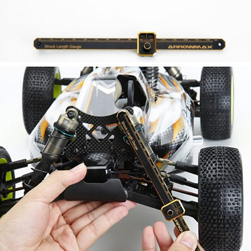 Arrowmax Shock Length Gauge - Black Golden