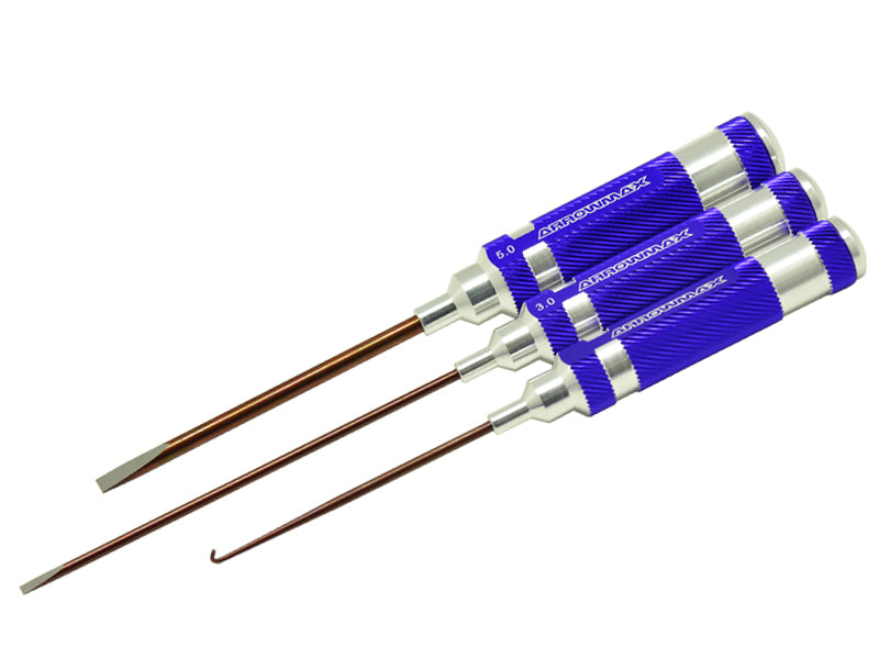 Arrowmax FLAT HEAD SCREWDRIVER SET 3.0 + 5.0 + EXHAUST SPRING : CASTER CLIP RE