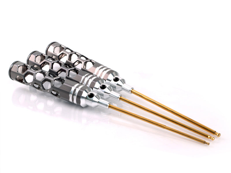 Arrowmax BALL DRIVER HEX WRENCH SET 2.0 2.5 3.0 X 120MM  3PCES HONEYCOMB