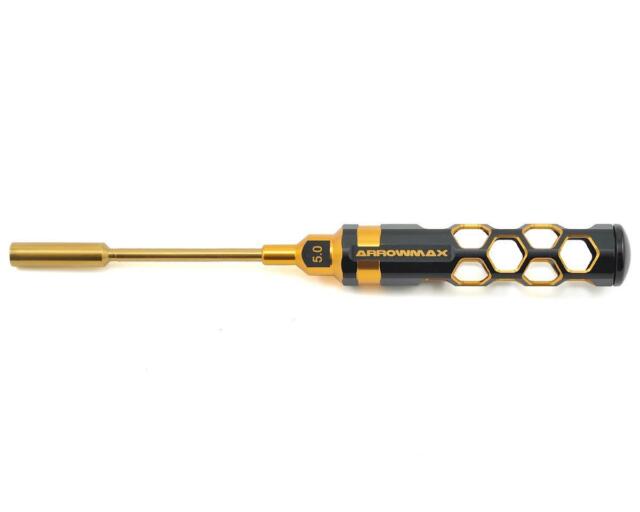 Arrowmax NUT DRIVER 5.0 X 100MM BLACK GOLDEN