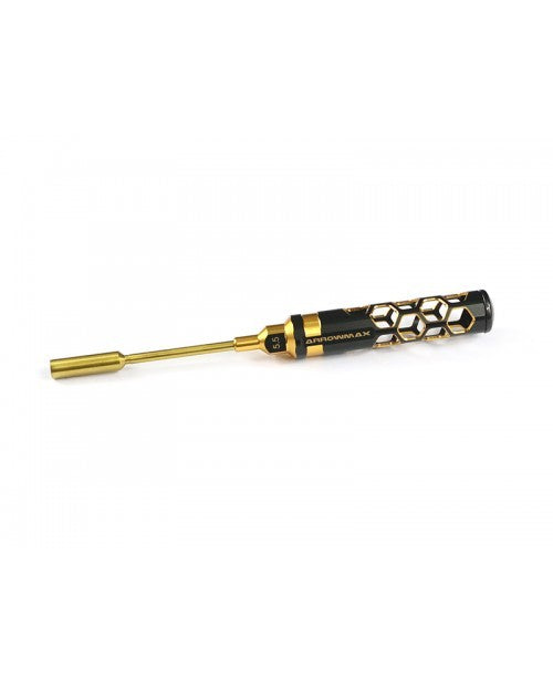 Arrowmax NUT DRIVER 5.5 X 100MM BLACK GOLDEN