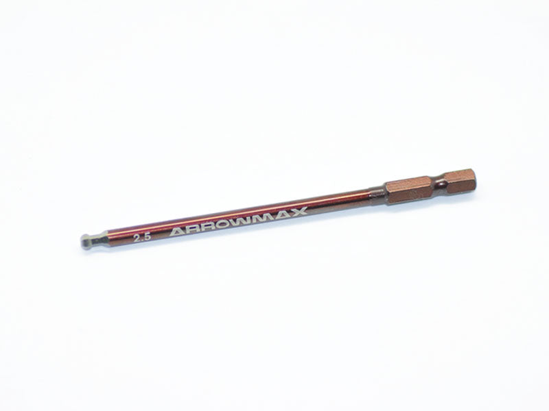 Arrowmax BALL DRIVER HEX WRENCH 2.5 X 70MM  QUICK DRIVE TIP