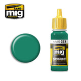 Ammo Mig Jimenez Acrylic 17ml Paint INTERIOR TURQUOISE GREEN