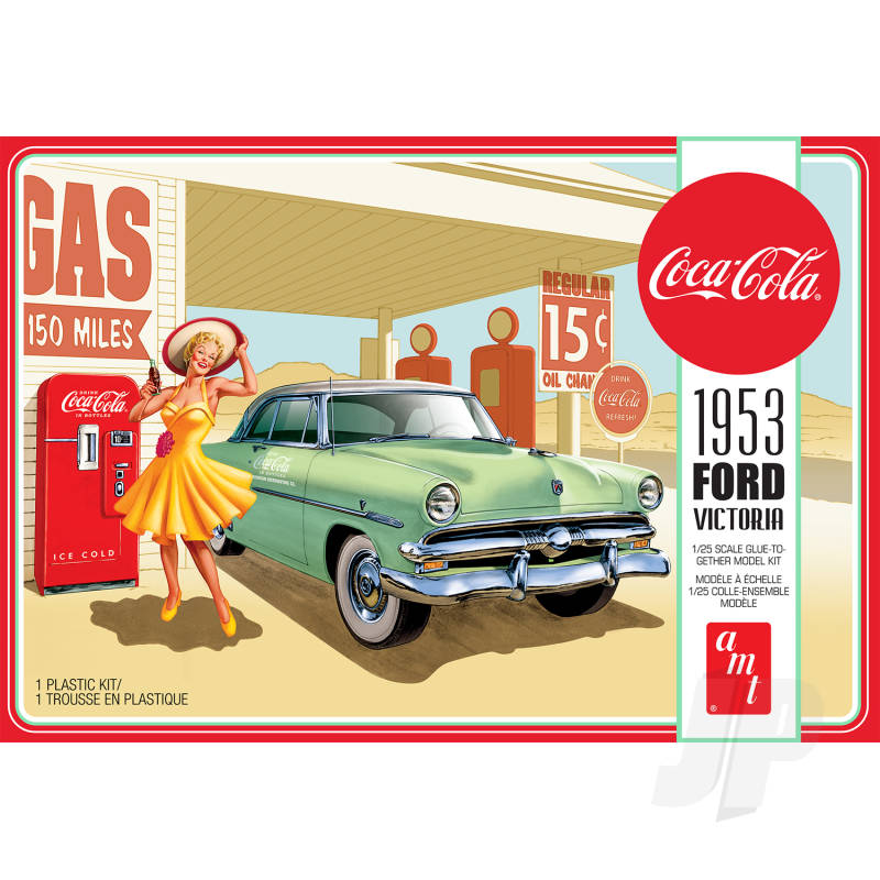 1953 Ford Victoria Hardtop with Coca-Cola Machine 2T