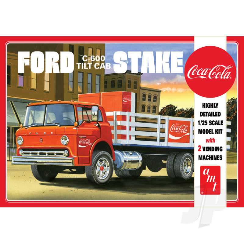 Ford C600 Stake Bed w/Coca-Cola Machines