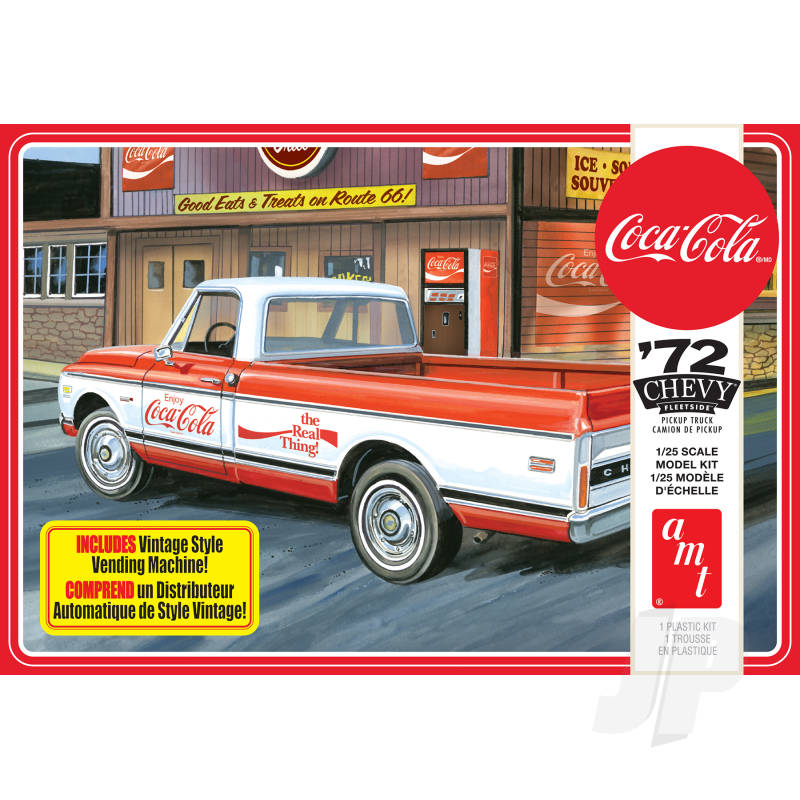 1972 Chevy Pickup w/Vending Machine & Crates (Coca-Cola) 2T