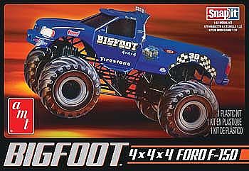 Plastic Kit AMT 1:32 scale Big Foot 4x4x4 Monster Truck SNAP 805L