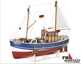 Krick Antje Fishing Boat Kit complete with Fittings set