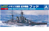 Aoshima 1/2000th MINI BATTLESHIP KIT HMS HOOD 00932