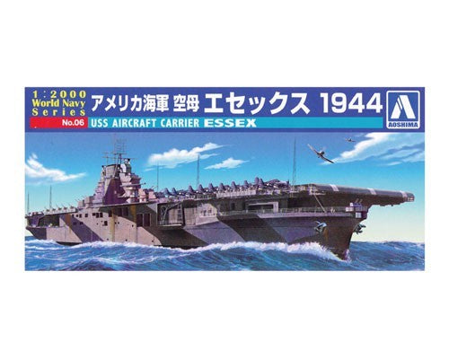 Aoshima 1/2000th MINI AIRCRAFT CARRIER KIT USS ESSEX 00937