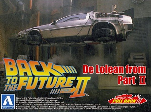 BACK TO THE FUTURE PART 2 DELOREAN PULL BACK & GO