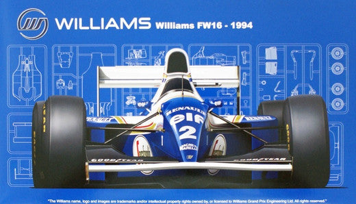 Fujimi F1 Williams FW16 Renault Brazilian GP 1:20 Plastic Model Kit