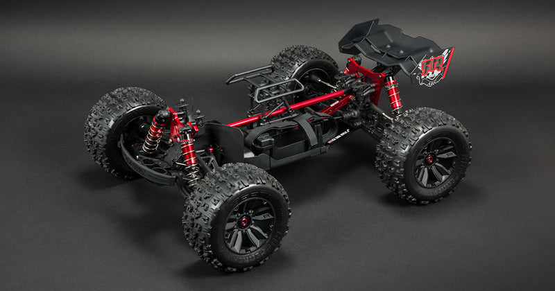 KRATON 1/8 4WD EXtreme Bash Roller Speed Black - Rolling Chassis