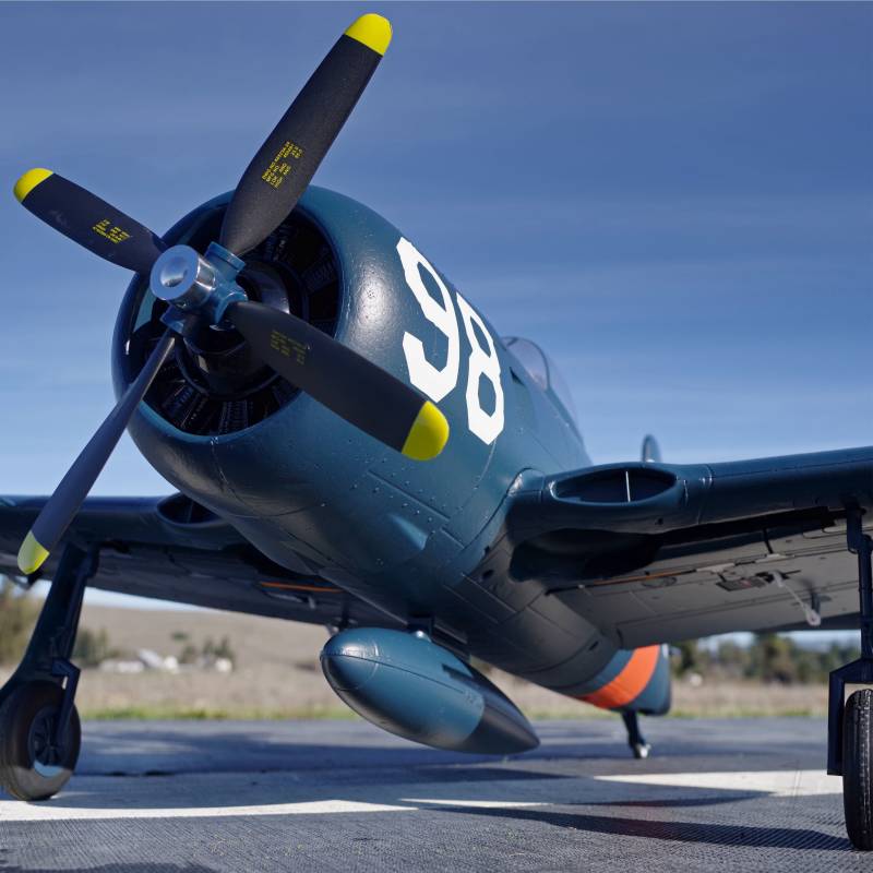 Arrows Hobby F8F Bearcat PNP with Retracts (1100mm) - SMALL DAMAGE TO WINGTIP REDUCED PRICE