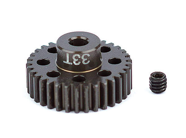 ASSOCIATED FACTORY TEAM ALUM. PINION GEAR 33T 48DP 1/8 of an Inch SHAFT