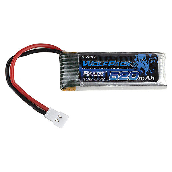 REEDY WOLFPACK 520MAH 3.7V 10CLIPO BATTERY (ENDURO24)