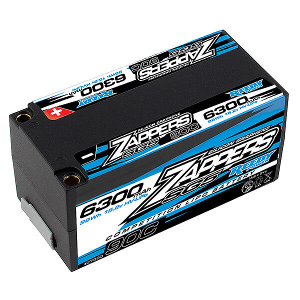 REEDY ZAPPERS  SG5  6300MAH HV 90C 15.2V SHORTY 4S LIPO BATT.