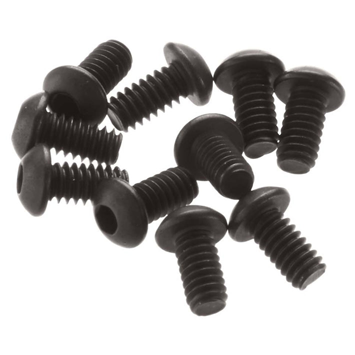 AXIAL HEX SOCKET BUTTON HEAD SCREW M2X4MM BLACK (10)