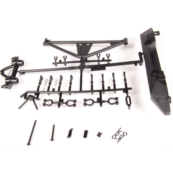 AXIAL REAR BUMPER/TIRE CARRIER SCX10/POISON SPYDER/