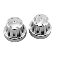 AXIAL HUB COVER SET SATIN CHROME (4)