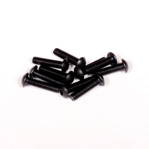 AXIAL HEX SOCKET BUTTON HEAD M3X12MM BLACK (10)