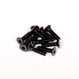 AXIAL HEX SOCKET FLAT HEAD M3X12MM BLACK (10)