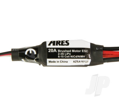 20-Amp Brushed Motor ESC w/ T-connecter: Gamma V2