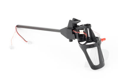 Motor Mount/Landing Skid and Boom Assembly Left Rear with Red LED: Ethos QX130