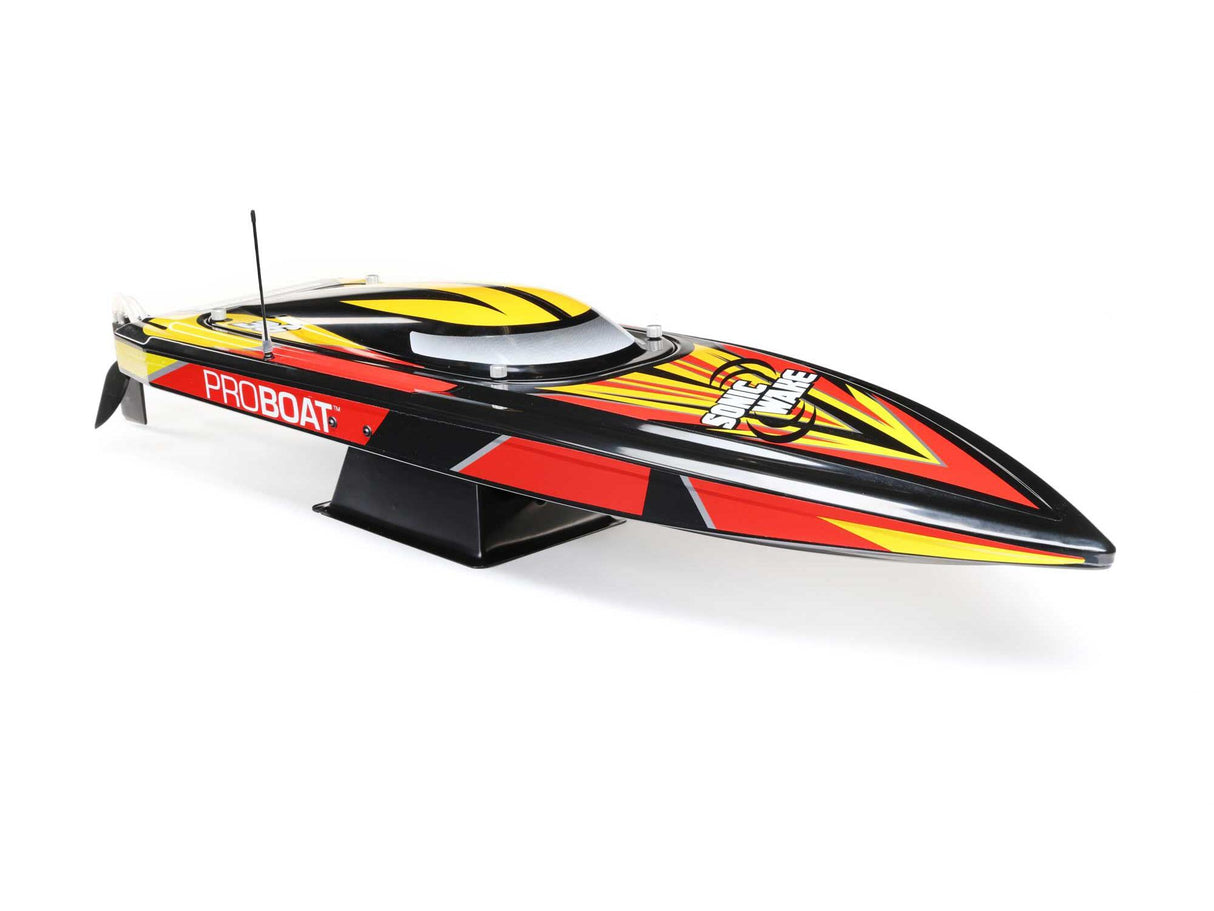 Proboat Sonicwake 36 Inch Self-Righting Brushless Deep-V RTR - Black