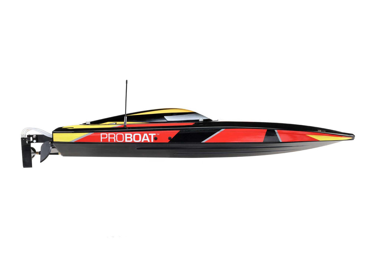 Proboat Sonicwake 36 Inch Self-Righting Brushless Deep-V RTR - Black