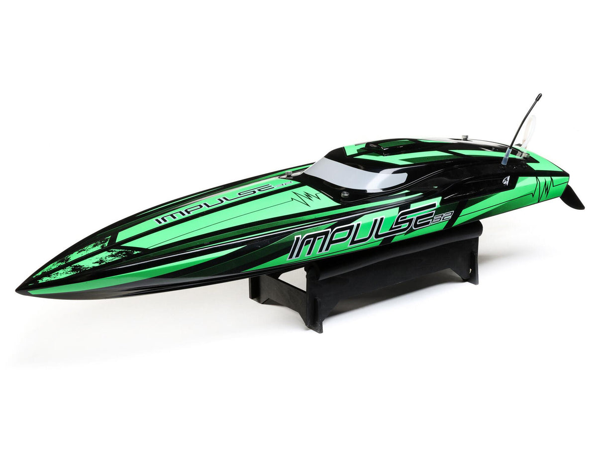 Proboat Impulse 32 Brushless Deep-V RTR with Smart - Black/Green