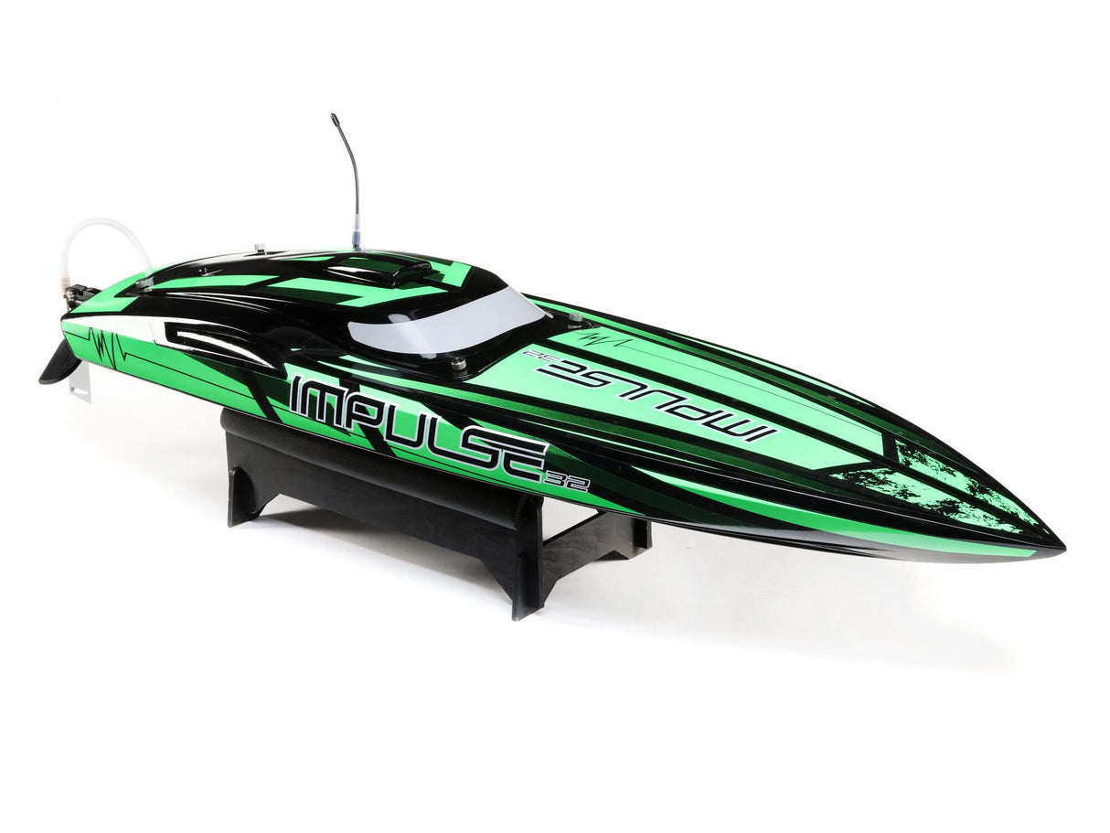 Proboat Impulse 32 Brushless Deep-V RTR with Smart - Black/Green