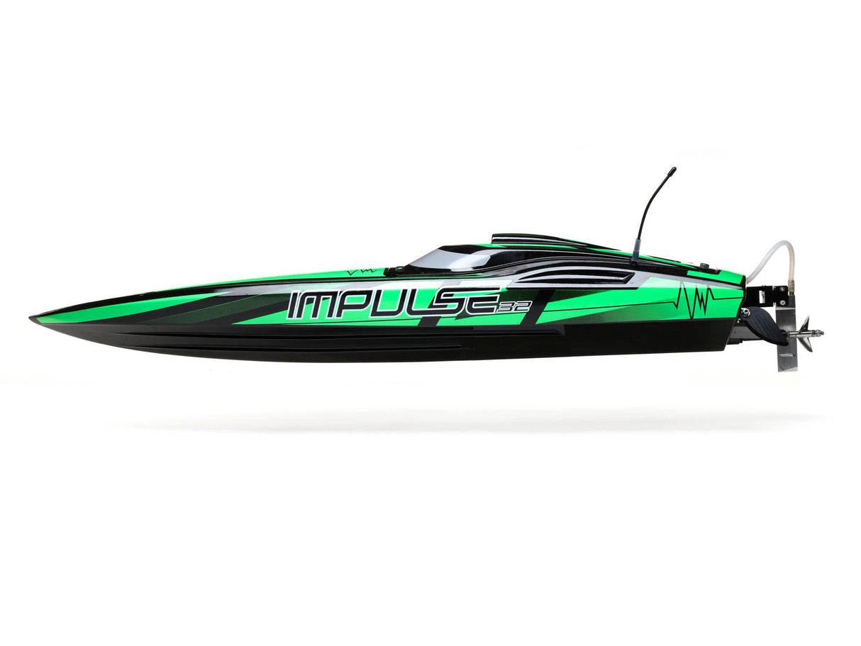 Proboat Impulse 32 Brushless Deep-V RTR with Smart - Black/Green