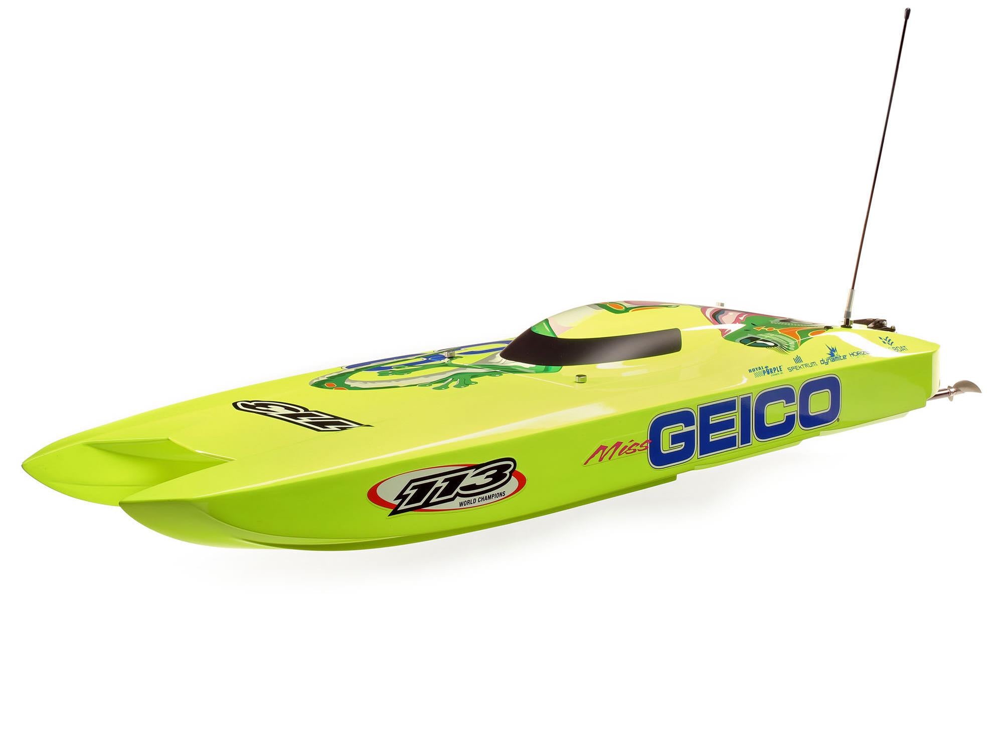 Miss geico 36 rc boat on sale