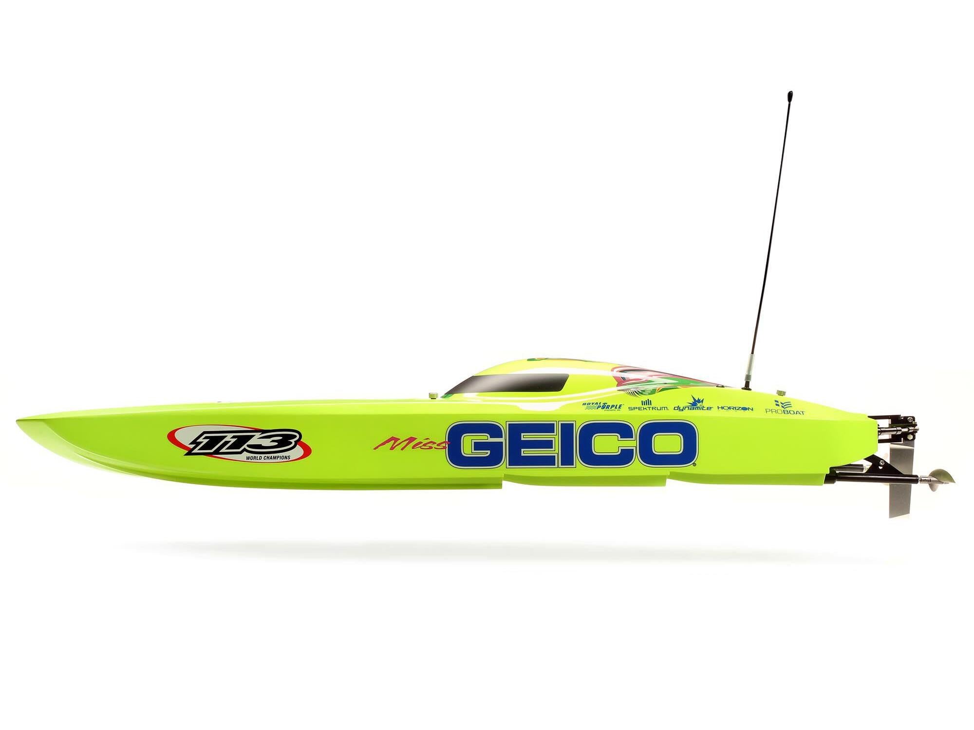 Miss geico rc boat on sale