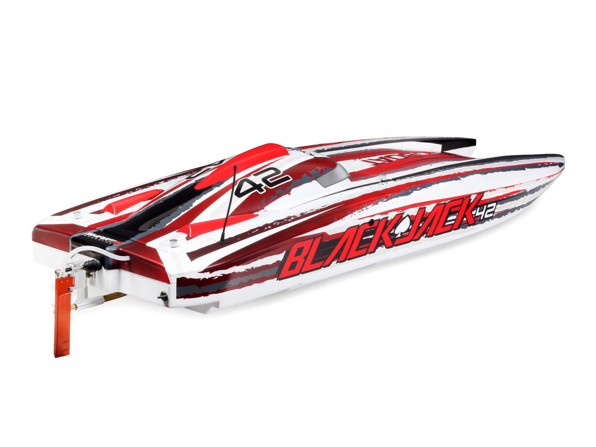 Blackjack 42 Inches 8S Brushless Catamaran RTR: White/Red