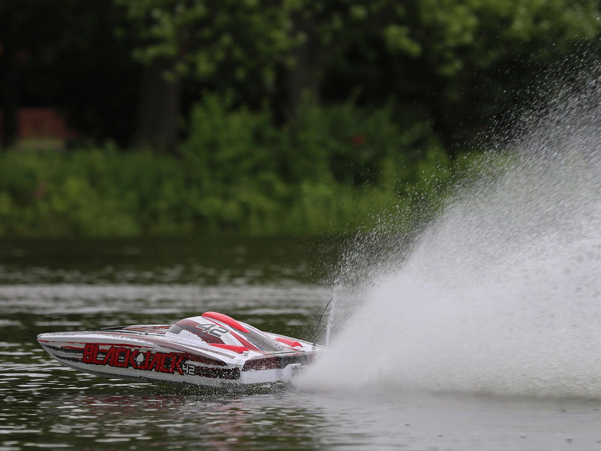 Blackjack 42 Inches 8S Brushless Catamaran RTR: White/Red