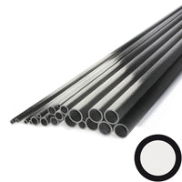 Carbon Fibre Pultruded Hollow Round Tube 1 metre Long
