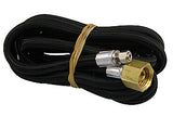 6ft.Braided hose Female 1/4Inch  Fitting on One End with Integrated Propel Regulator Fitting for Compressor and Propel Regulator (no longer needs 50-023).